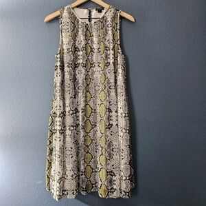 Halogen • Snake Print‎ A Line Dress